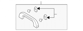 Ручка потолка левая Mazda CX-7 06-08