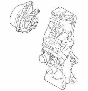 Помпа охлаждения Mini Cooper F56 3d 14- 1.5t