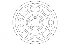 Roata de rezerva de dimensiuni normale pentru Toyota Sequoia 08-16