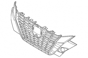 Решетка радиатора grill Nissan Sentra 20-23