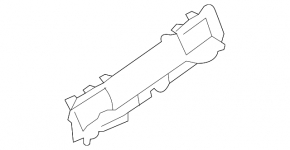 Ornamente panou față dreapta Mitsubishi Outlander 19-22, gri