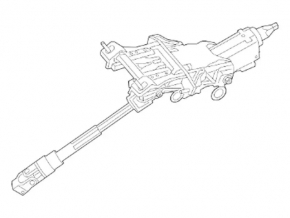 Рулевая колонка с карданчиком Ford Focus mk3 11-18