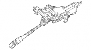Рулевая колонка с карданчиком Ford Focus mk3 11-18
