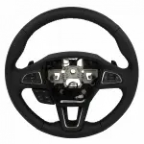 Volan fără volan pentru Ford Escape MK3 17-19, piele, încălzit, cu padele pentru schimbător, fără butoane, zgârieturi