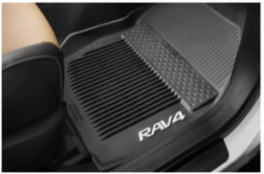 Комплект ковриков салона резина Toyota Rav4 13-18