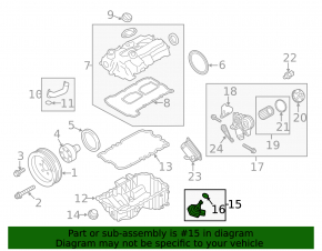Датчик уровня масла двигателя BMW X1 E84 13-15 2.0T N20