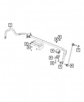 stabilizator fata Chrysler Pacifica 17-