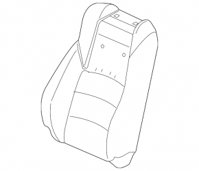 Tapițerie scaun șofer, partea superioară, Honda Accord 18-22, piele gri, încălzită, ventilată, perforată