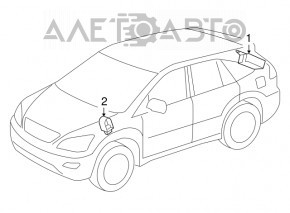 Приемник управления задней двери Lexus RX400h 06-09
