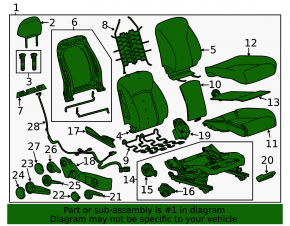 Пассажирское сидение Chevrolet Cruze 11-16
