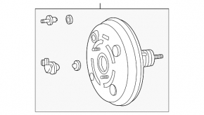 Вакуумный усилитель Toyota Sienna 17-20 3.5