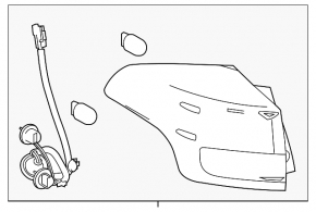 Lampa exterioară aripă dreapta Toyota Rav4 13-15 pre-restilizare nouă, neoriginală