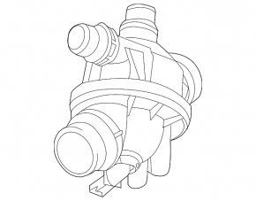 Корпус термостата BMW 5 F10 11-16 3.0T N55