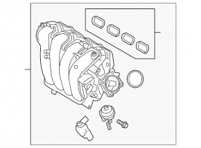 Коллектор впускной Hyundai Tucson 19-21 2.0