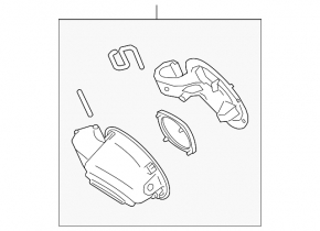 Лючок бензобака Subaru Outback 20-23