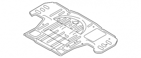 Корыто багажника Mitsubishi Outlander 18-22 PHEV