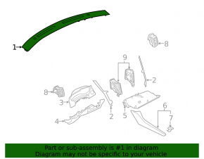 Decorație panou frontal pentru difuzoare Infiniti Q50 14-20 negru