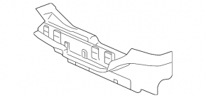 Обшивка ВВБ Honda Accord 13-17 hybrid, серая