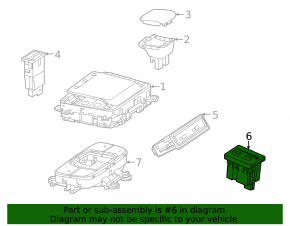 Hub USB spate Mercedes H247 GLA 24-26, 2 porturi Type-C