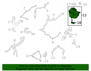 Vas de expansiune pentru sistemul de răcire Land Rover Range Rover Velar 18-25 2.0, 3.0, 5.0 MHEV