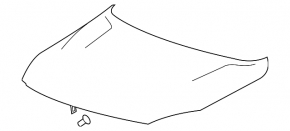 Капот голый Chevrolet Malibu 13-15