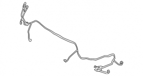 Bara fata Ford Focus mk3 11-14 pre-restilizare, sub faruri de ceata