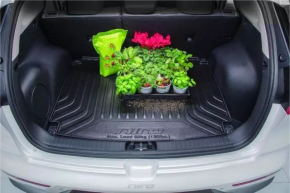 Ковер багажника резина Kia Niro 17-18 HEV, PHEV черная