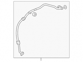 Tub compresor-încălzitor aer condiționat Mazda CX-5 19-22 2.5T sub HFC-134A