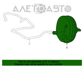 Вакуумный усилитель Mercedes W164 ML X164 GL W251 R