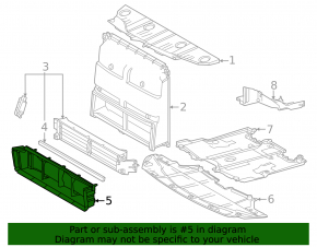 Conductă inferioară radiator Subaru Solterra 23-26