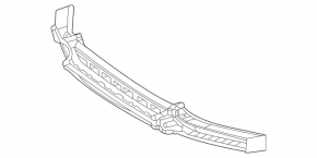 Абсорбер переднего бампера Mercedes W167 GLE 350 450 20-23