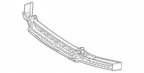 Абсорбер переднего бампера Mercedes W167 GLE 350 450 20-23