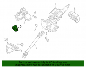 Контактная группа замка зажигания Ford Ecosport 18-22