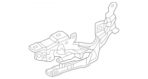 Петля капота правая Mercedes CLA 14-19