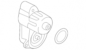 Motor etrier frână spate stânga pentru VW Jetta 19-26