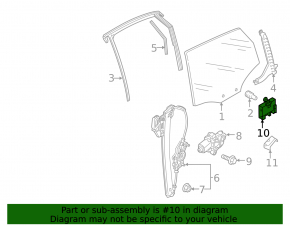 Компьютер двери задней левой Audi A6 C8 19-20