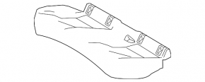 Pernă banchetă spate pentru Toyota Camry v70 18-19, material textil gri, curățabil chimic