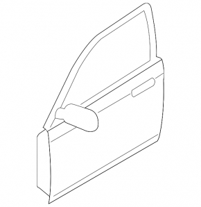 Дверь голая передняя левая Mazda6 03-08