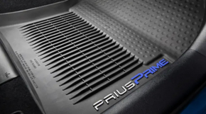 Комплект ковриков салона резина Toyota Prius 50 Prime 17-22 черная