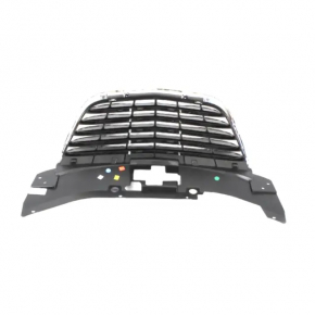 Решетка радиатора grill Chrysler 200 11-14 черная с хромом