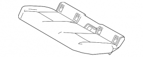Scaune spate, rândul 2, Lexus UX200 UX250h UX300h 19-26, piele neagră