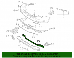 Накладка телевизора Hyundai Elantra 21-23 2.0