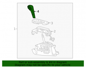 Ручка КПП GMC Terrain 10-15