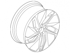 Диск колесный R20 X 9J ET42 Volkswagen ID.4 23-26 черный глянец