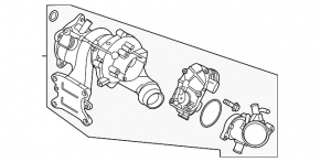 Турбина в сборе с коллектором Kia K5 21-24 1.6T