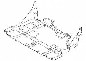Защита двигателя Subaru Impreza 17-23 GK