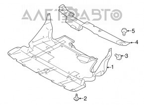 Защита двигателя Subaru Impreza 17-23 GK