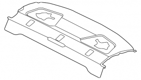 Raft spate Audi A3 22-26 negru