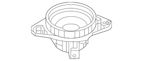 Difuzor panou frontal stânga Kia EV6 22-24 Meridian