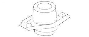 Подушка двигателя левая Mercedes R-class W251 06-13 OM642
